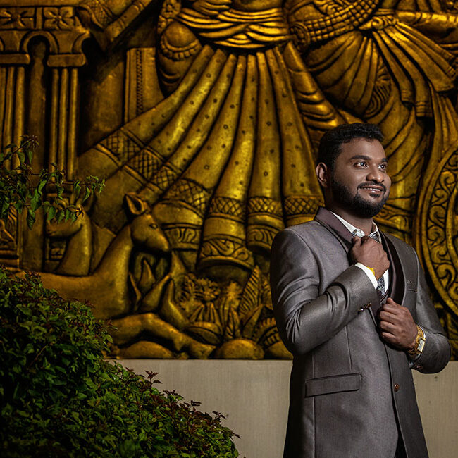 South-Indian-Reception-Groom