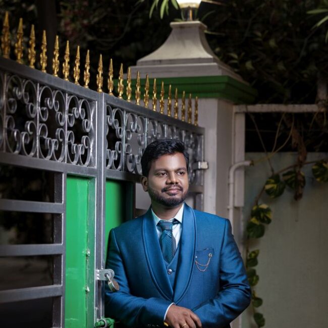 Groom Reception Look