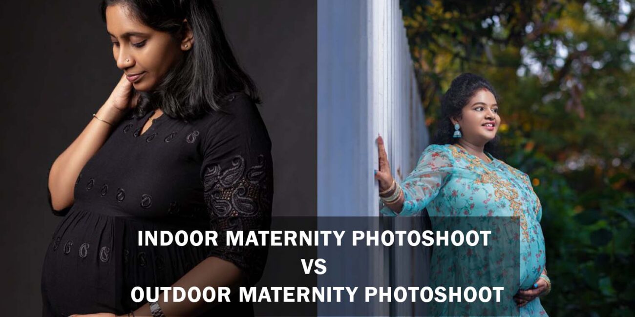 Indoor Maternity Photoshoot vs Outdoor Maternity Photoshoot