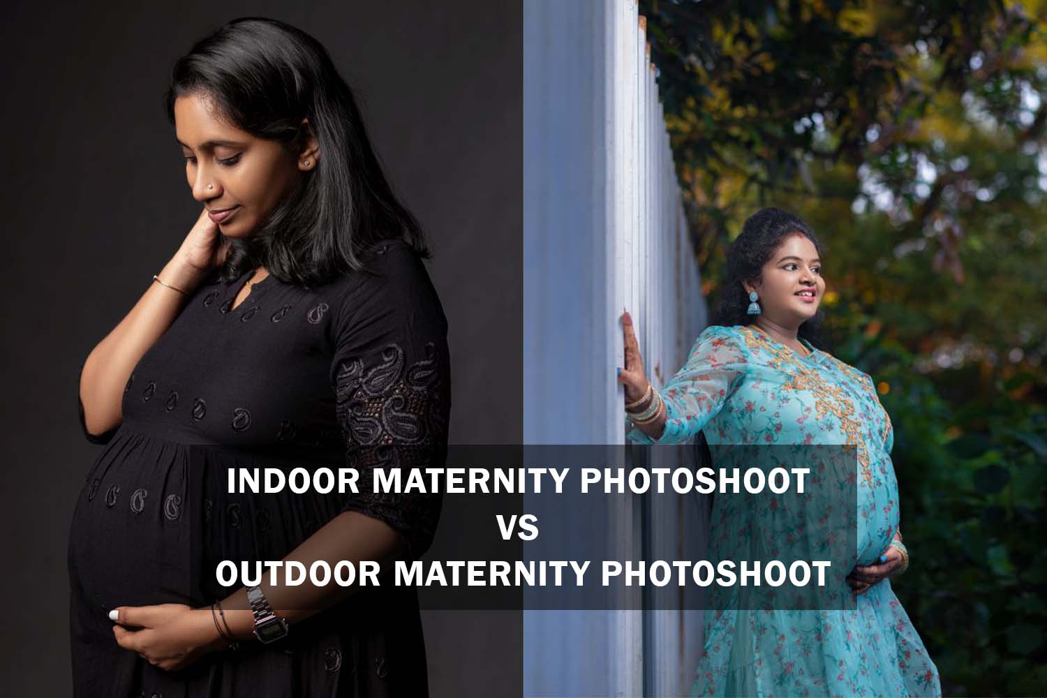 Indoor Maternity Photoshoot vs Outdoor Maternity Photoshoot