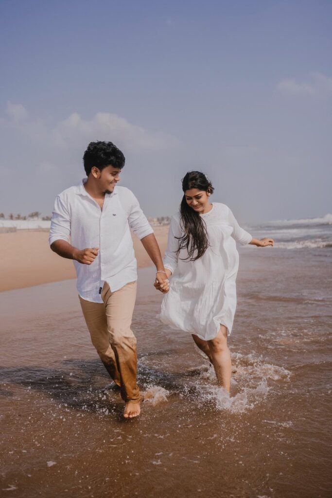 Beach Prewedding Candid Moments