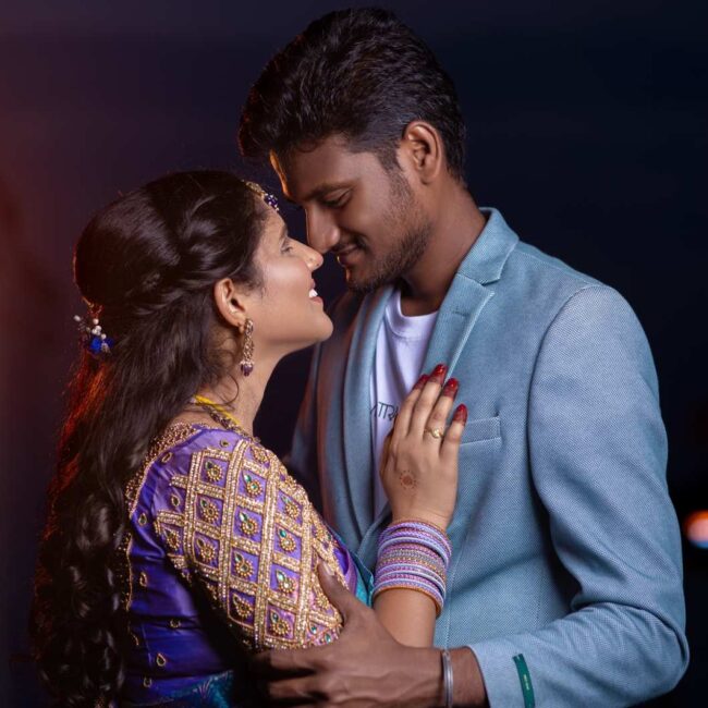 Couple Poses for Reception