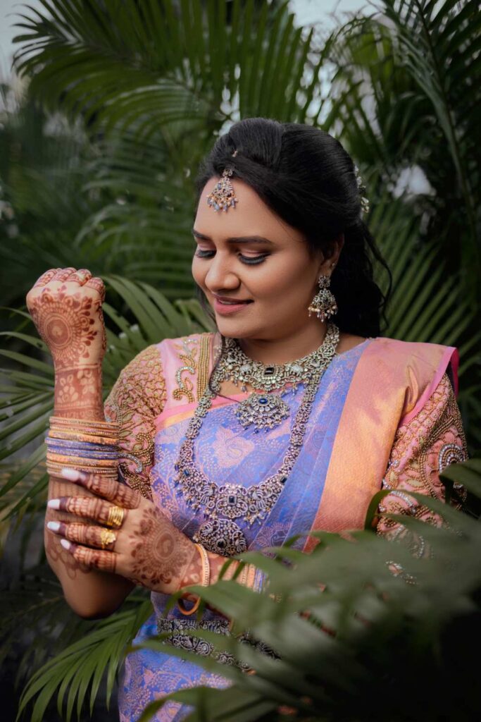 Bride in Saree