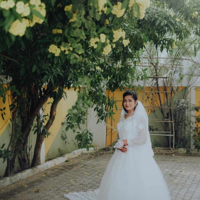 Christian Bride in Gown