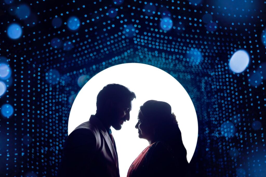 Creative Lighting Wedding Photos